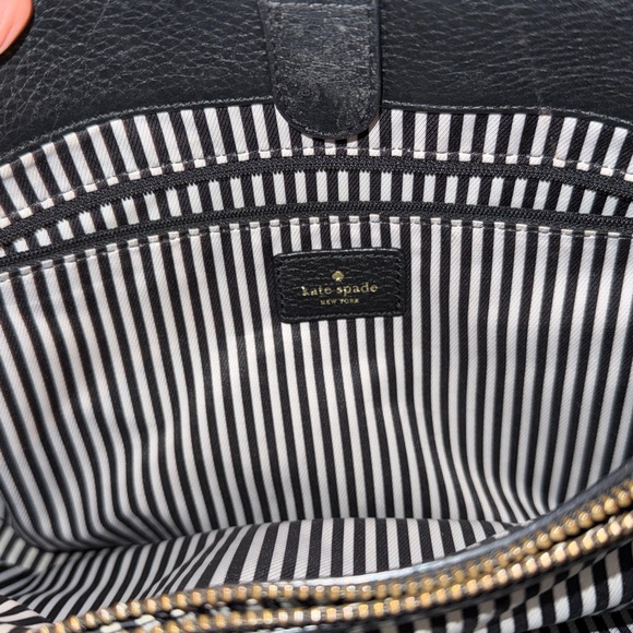 Kate Spade Bow Valley Helena Leather Satchel Handbag Purse - Picture 5 of 14